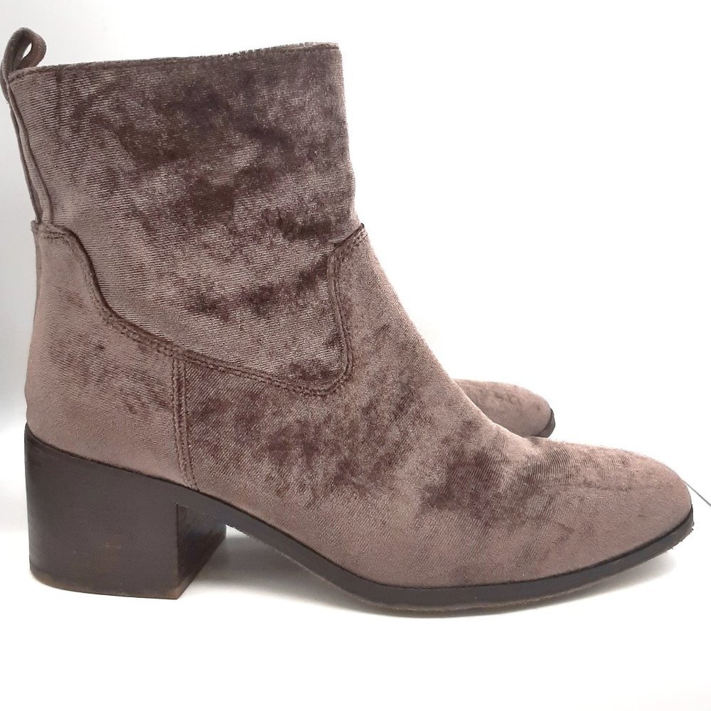 Latigo Earth Velvet Dosay Side Zipper Ankle Boots